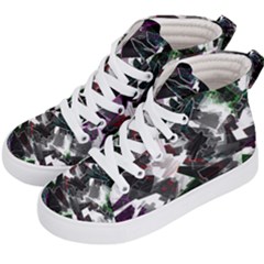 Abstract Science Fiction Kids  Hi-top Skate Sneakers by HermanTelo