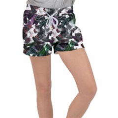 Abstract Science Fiction Women s Velour Lounge Shorts