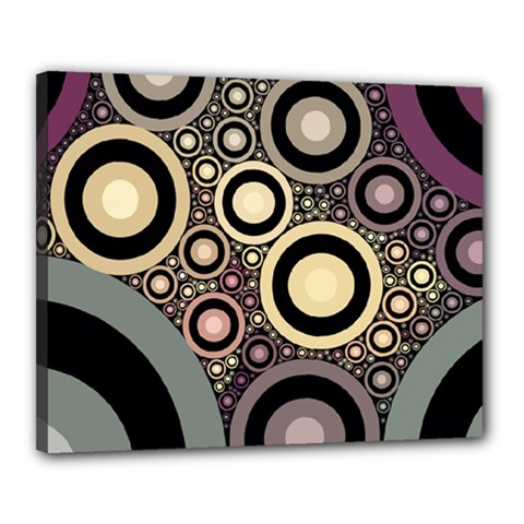 Art Retro Vintage Canvas 20  X 16  (stretched)