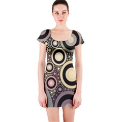 Art Retro Vintage Short Sleeve Bodycon Dress by HermanTelo