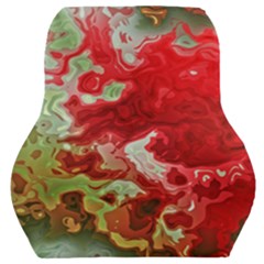 Abstract Stain Red Seamless Car Seat Back Cushion 