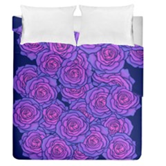 Roses Duvet Cover Double Side (queen Size) by BubbSnugg