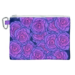 Roses Canvas Cosmetic Bag (xl) by BubbSnugg