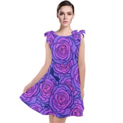 Roses Tie Up Tunic Dress by BubbSnugg