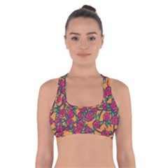 Roses  Cross Back Sports Bra by BubbSnugg