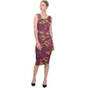 Roses  Sleeveless Pencil Dress View3