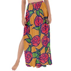 Roses  Maxi Chiffon Tie-up Sarong by BubbSnugg