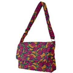 Roses  Full Print Messenger Bag by BubbSnugg