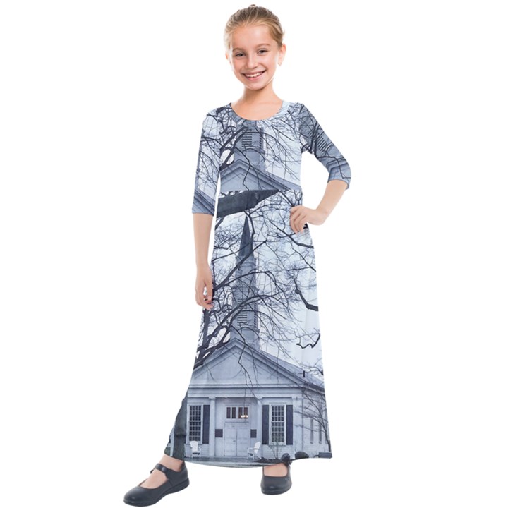 Bowling Green Prout Chapel Kids  Quarter Sleeve Maxi Dress