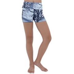 Bowling Green Prout Chapel Kids  Lightweight Velour Yoga Shorts by Riverwoman