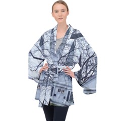 Bowling Green Prout Chapel Velvet Kimono Robe by Riverwoman