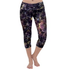 Amethyst Capri Yoga Leggings by WensdaiAmbrose