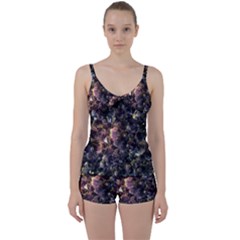 Amethyst Tie Front Two Piece Tankini by WensdaiAmbrose