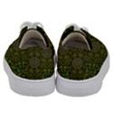 Peace Flower Planet And Calm Fire Kids  Low Top Canvas Sneakers View4