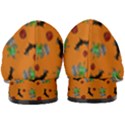 Halloween Witch Pattern Orange Women s Low Heels View4