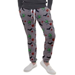 Halloween Witch Pattern Grey Men s Jogger Sweatpants