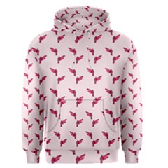 Pink Parrot Pattern Men s Pullover Hoodie by snowwhitegirl