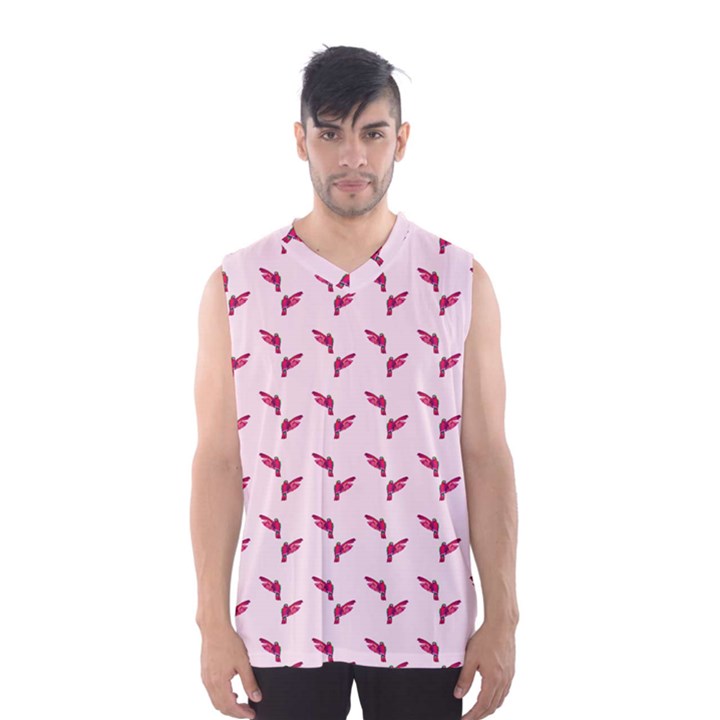 Pink Parrot Pattern Men s SportsWear