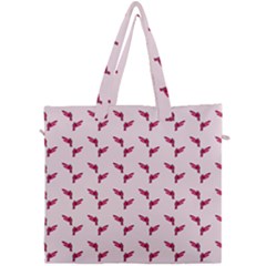 Pink Parrot Pattern Canvas Travel Bag by snowwhitegirl