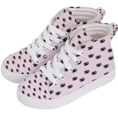 Pink Eyes Kids  Hi-top Skate Sneakers by snowwhitegirl