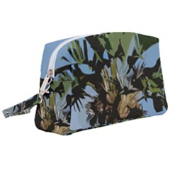 Palm Tree Wristlet Pouch Bag (large)