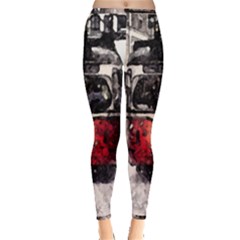 Winter Trolley Inside Out Leggings by snowwhitegirl