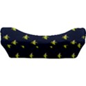 Peeled Banana On Blue Car Seat Velour Cushion  View3