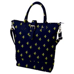 Peeled Banana On Blue Buckle Top Tote Bag by snowwhitegirl