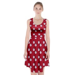 Lazy Bat One Red Pattern Racerback Midi Dress by snowwhitegirl