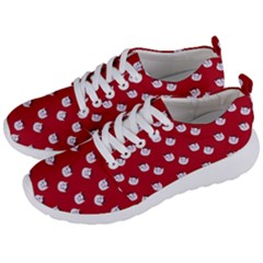 Lazy Bat One Red Pattern Men s Lightweight Sports Shoes by snowwhitegirl