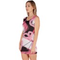 Heart Abstract Bodycon Dress View2