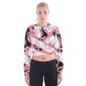 Heart Abstract Cropped Sweatshirt View1