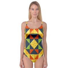 Background Geometric Color Plaid Camisole Leotard  by Mariart