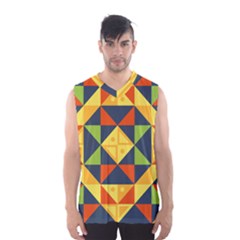 Background Geometric Color Plaid Men s Sportswear by Mariart