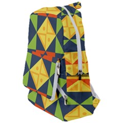 Background Geometric Color Plaid Travelers  Backpack