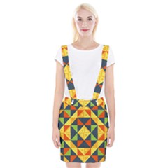 Background Geometric Color Plaid Braces Suspender Skirt by Mariart