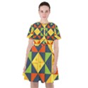 Background Geometric Color Plaid Sailor Dress View1