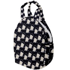 Beanie Boy Pattern Travel Backpacks by snowwhitegirl