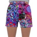 Red Flower Abstract  Sleepwear Shorts View1