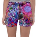 Red Flower Abstract  Sleepwear Shorts View2