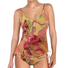 Arrangement Butterfly Pink Tankini Set