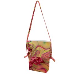 Arrangement Butterfly Pink Folding Shoulder Bag