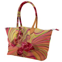 Arrangement Butterfly Pink Canvas Shoulder Bag by HermanTelo