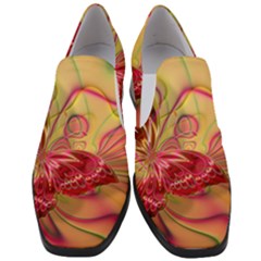 Arrangement Butterfly Pink Slip On Heel Loafers