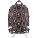 Abstract Pattern Green Classic Backpack View3