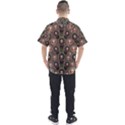 Abstract Pattern Green Men s Short Sleeve Shirt View2