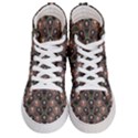 Abstract Pattern Green Men s Hi-Top Skate Sneakers View1