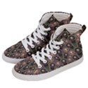 Abstract Pattern Green Men s Hi-Top Skate Sneakers View2