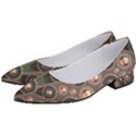 Abstract Pattern Green Women s Low Heels View2