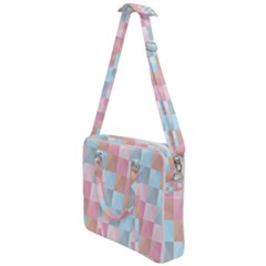 Background Pastel Cross Body Office Bag